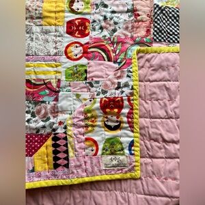 Baby/Pet Quilt 30x40 - Matryoshka Smurf